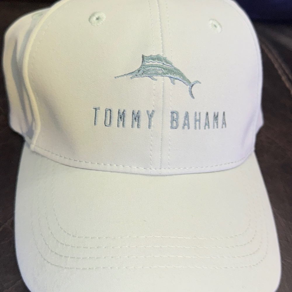 Tommy Bahama Cap Lt Blue Marlin Baja Margarita Tip Your Cap Adjustable
